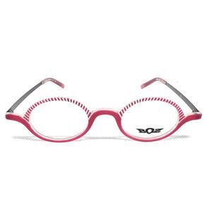 BOZ JF REY LONZO 8280 PINK SILVER EYEGLASSES 41-23-140 MADE IN FRANCE DESIGNER